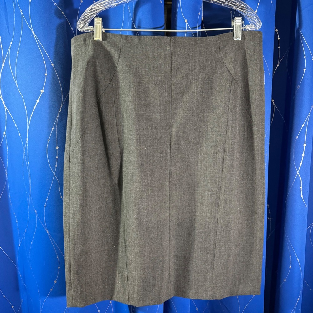 Anne Klein Suit Separates Womens Pencil Skirt Gray Size 14 Business Professional
